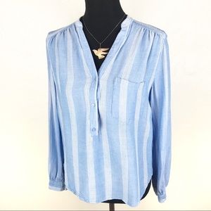 H&M Gauze Long Sleeve Blouse